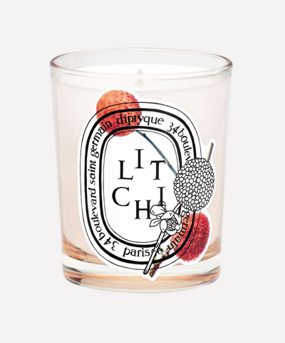 Diptyque Unleash The Rose Limited Edition Litchi Candle In Colorless