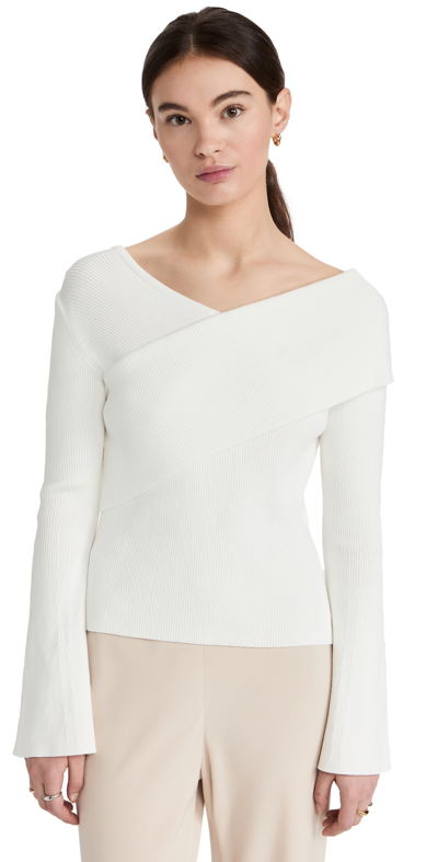 Adeam Luella Sweater In White