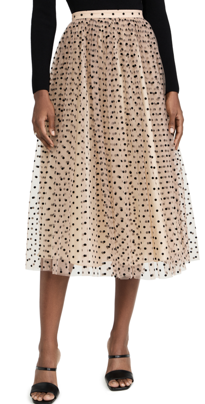 Macgraw Dreamer High-waist Midi Skirt In Neutrals