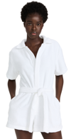 Terry Il Pareo Romper In Bianco