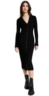 Veronica Beard Arika Knit Dress - Atterley In Black