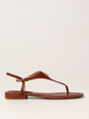 Ralph Lauren Thong Sandal In Leather In Leather
