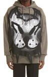 GIVENCHY X CHITO DOG PRINT OVERSIZE COTTON HOODIE