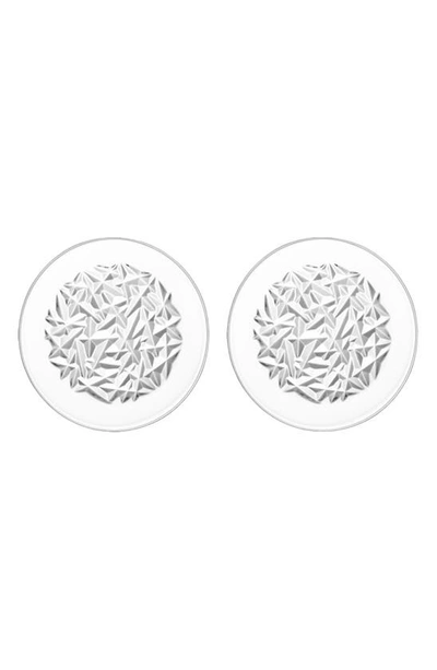 ORREFORS ORREFORS CARAT SET OF 2 SIDE PLATES