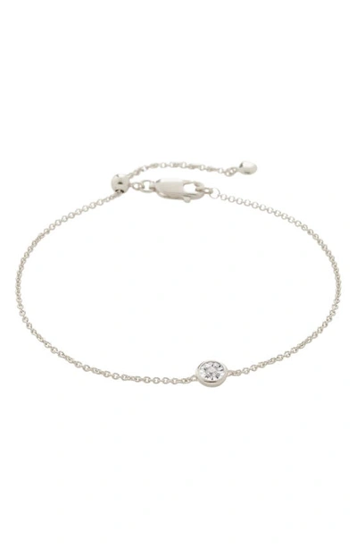 Monica Vinader Essential Sterling Silver And Diamond Bracelet