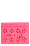 CHRISTIAN LOUBOUTIN KIOS SIMPLE LEATHER CARD CASE