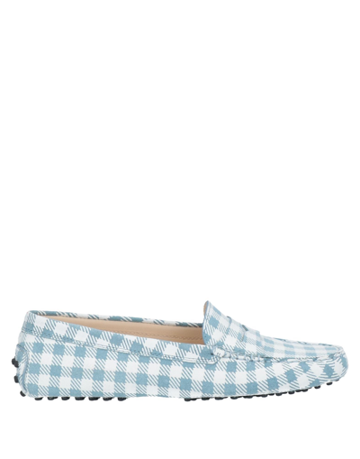 Tod's Loafers In Slate Blue