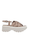 Patrizia Bonfanti Sandals In Khaki