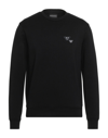 Emporio Armani Sweatshirts In Black