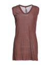 Rick Owens T-shirts In Brown