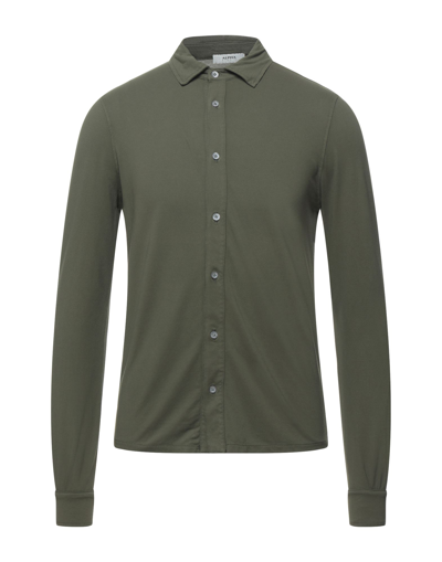 Alpha Studio Shirts In Military Green