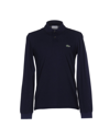 Lacoste Polo Shirts In Dark Blue