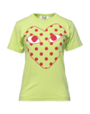 Comme Des Garçons Play Comme Des Garcons Play Men's Green Heart And Polka-dot Print Cotton-jersey T-shirt In Green