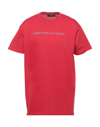 B-USED B-USED MAN T-SHIRT RED SIZE S COTTON