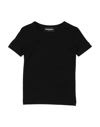 Dsquared2 Babies' T-shirts In Black