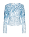 Alberta Ferretti Blouses In Azure