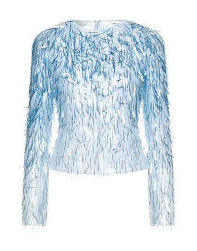 Alberta Ferretti Blouses In Azure