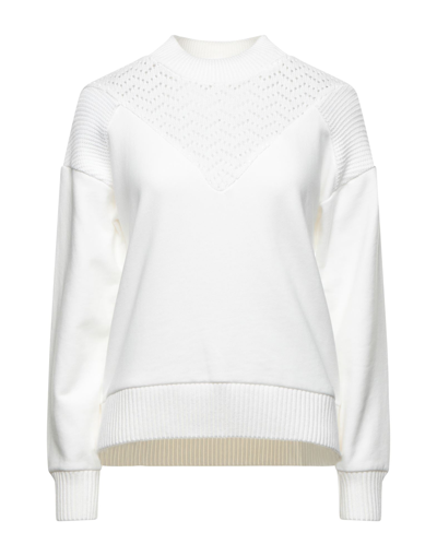Garcia Sweatshirts In White