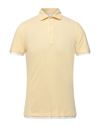 Brunello Cucinelli Polo Shirts In Light Yellow