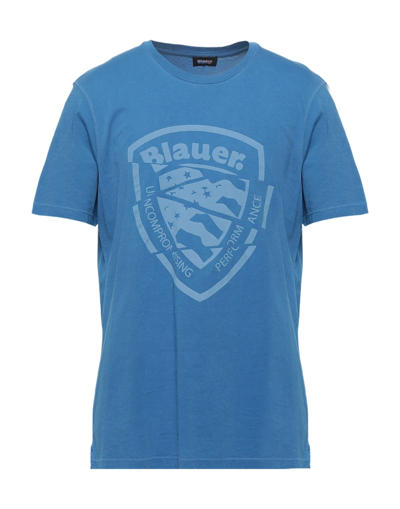 Blauer T-shirts In Slate Blue