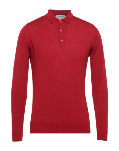 John Smedley Sweaters In Red