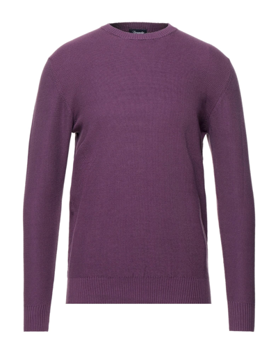 Drumohr Sweaters In Purple