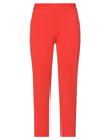 Alberto Biani Woman Pants Red Size 8 Virgin Wool, Elastane