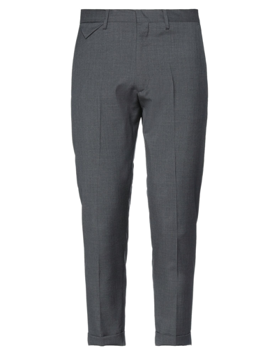 Low Brand Pants In Mid Grey Melange