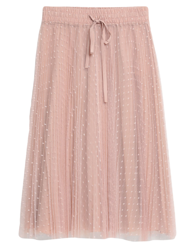 Red Valentino Midi Skirts In Blush