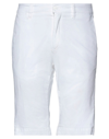 Mason's Man Shorts & Bermuda Shorts White Size 28 Cotton, Elastane