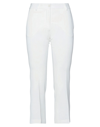 Alberto Biani Cropped Pants In White