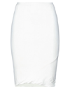 Rick Owens Mini Skirts In White