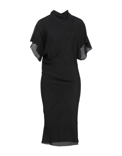 Rick Owens Long Dresses In Black
