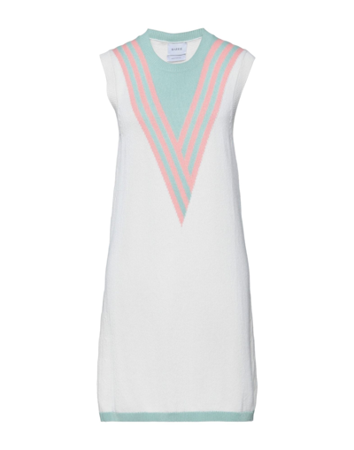 Barrie Short Dresses In Ivory