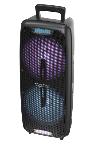 Tzumi Sonic Bass Tower Speaker In Black