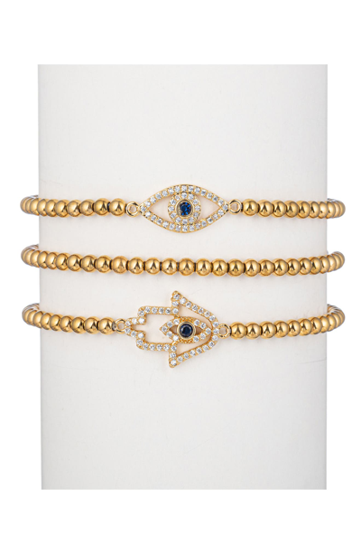 Eye Candy Los Angeles The Luxe Collection Reign Bracelet In Gold