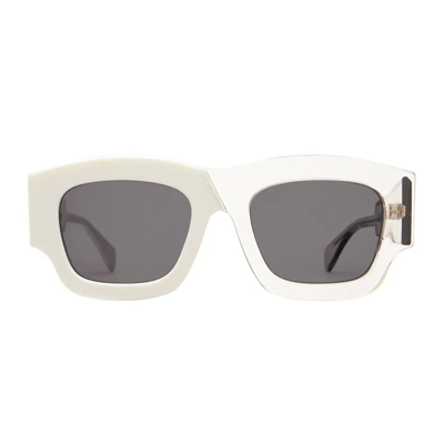 Kuboraum C8 Mik - Milk White + Smoke Sunglasses Sunglasses