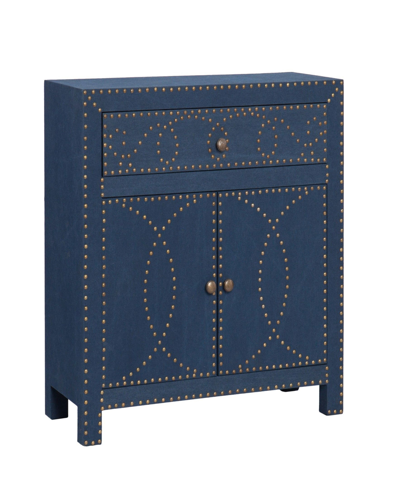 Southern Enterprises Stafford Double Door Cabinet In Navy