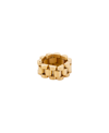 Oma The Label Timepiece Ring In Gold Tone