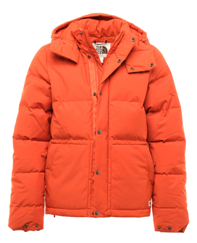 The North Face 1996 Retro Nuptse Puffer Jacket In Dark Orange