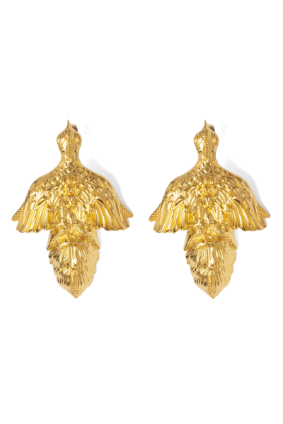 Natia X Lako Bird Earrings In Gold