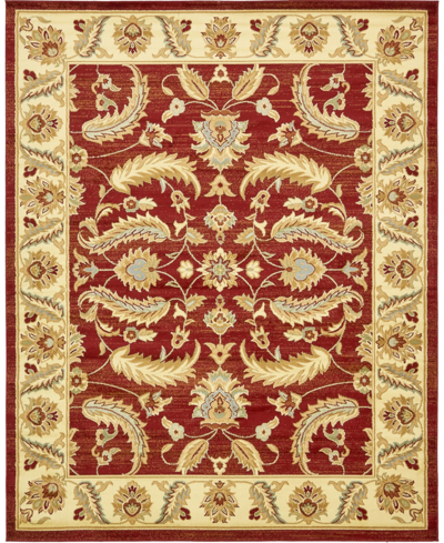 Bayshore Home Passage Psg1 8' X 10' Area Rug In Red