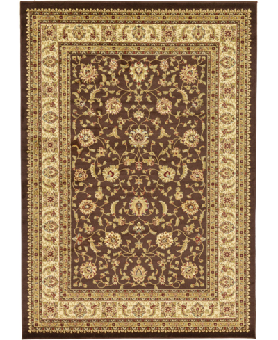Bayshore Home Passage Psg4 7' X 10' Area Rug In Brown