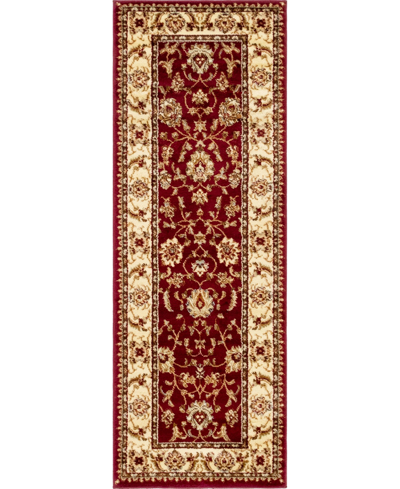 Bayshore Home Passage Psg4 2' 2" X 6' Runner Area Rug In Red