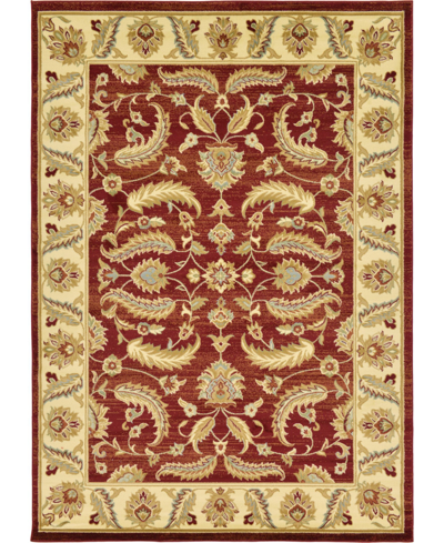 Bayshore Home Passage Psg1 7' X 10' Area Rug In Red