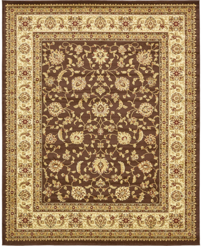 Bayshore Home Passage Psg4 8' X 10' Area Rug In Brown