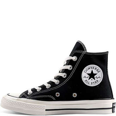 Converse All Star Hi 70 High-top Canvas Trainers In Black Suede