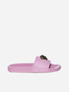 Versace Medusa Rubber Slides In Pink
