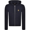 Belstaff Full Zip Hoodie Navy In Navy