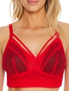 Parfait Mia Dot Wire-free Bralette In Racing Red